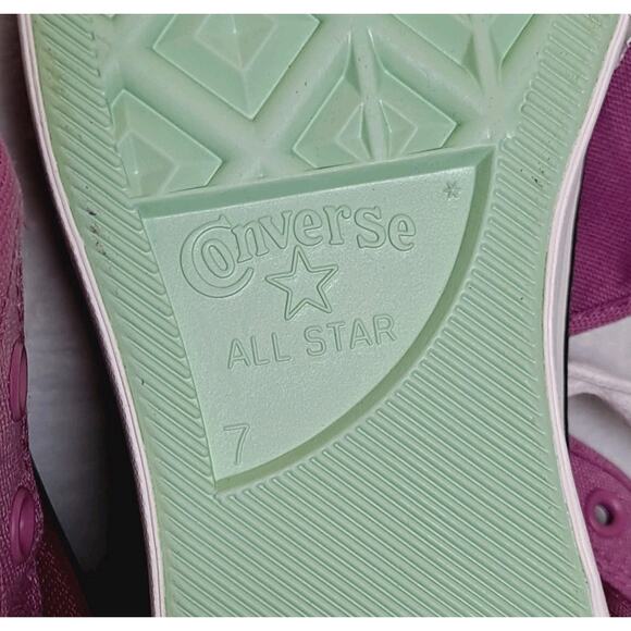 Converse Chuck Taylor All Star Lift Platform Mesh Women's Cactus Bud Shoes 8 - Picture 11 of 13